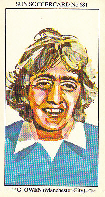 Gary Owen Manchester City 1978/79 the SUN Soccercards #681